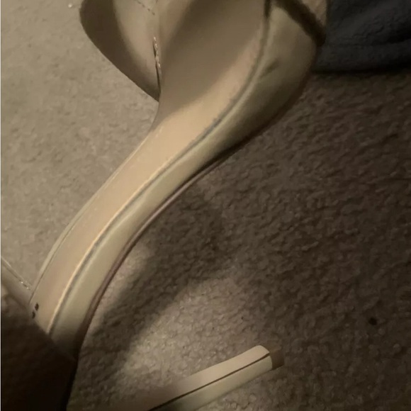 Gianni Bini Open Toe Pumps Nude Size 9 - Picture 3 of 8
